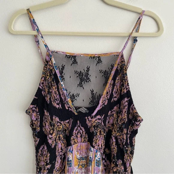 Free people That moment maxi slip dress lace festival boho fairy whimsigoth long - Picture 5 of 16